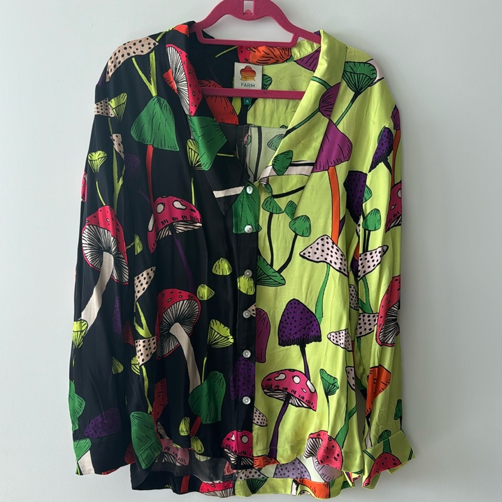 FARM Rio Silk Button-down